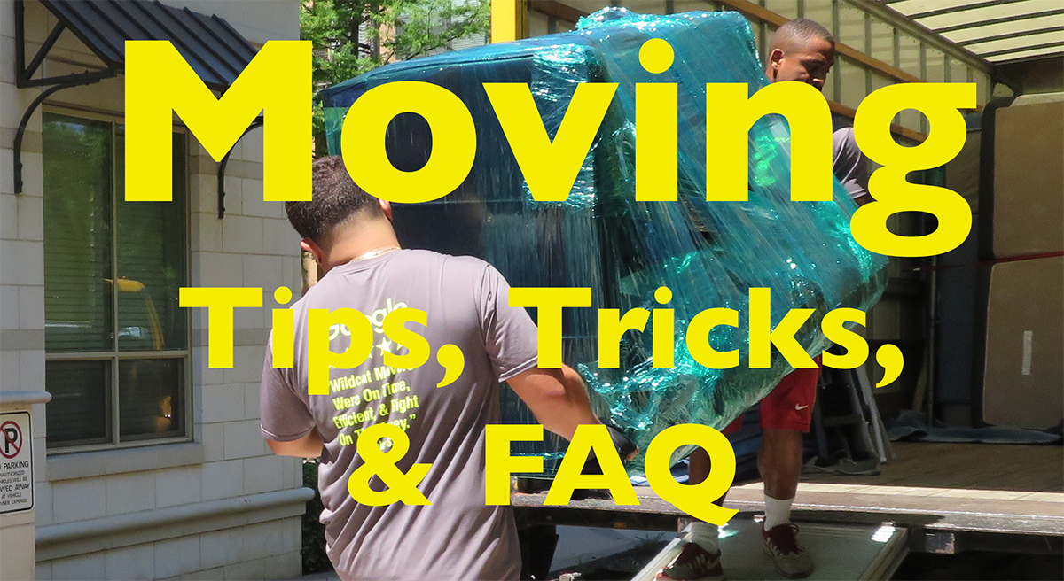 Expectations, FAQ, And Tips - Moving Planning Tips | Wildcat Movers